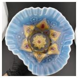 Circa 1905 DUGAN or NORTHWOOD opalescent dish