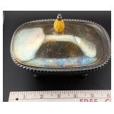 1930s Derby Victor covered dish bakelite finial