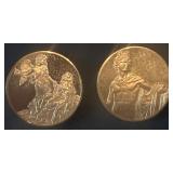 4 ounces sterling silver Franklin Mint coins