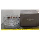 WATERFORD DOLMEN rare large footed bowl / box