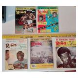 Ali Frazier Foreman THE RING 5 1970s magazines