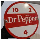 DR PEPPER 10 2 4 porcelain classic sign