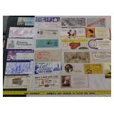 24pc Old advertising ink blotters many TEXAS
