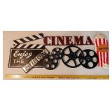 36' Theater cinema movie popcorn sign
