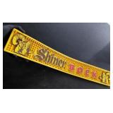 SHINER BOCK beer advertising sign 24' bar mat