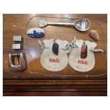 Jewelry, spoon, Delft stones, 925 sterling more