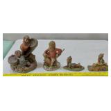 TOM CLARK 4 vintage gnome figurines