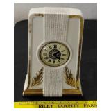 LANSHIRE LeMieux art deco mantle clock WORKS 22k