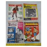 FOUR old BOXING magazines 1950s 1960s The Ring
