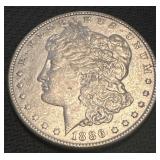 1886 P MORGAN US silver dollar Philadelphia