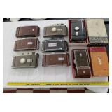 8 vintage POLAROID land cameras 2 orig box