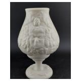 BELLEEK porcelain BACCHUS face fairy lamp
