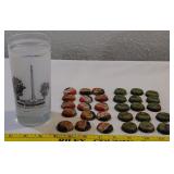 PEPSI  GRAPETTE 30 antique bottle caps Texas glass