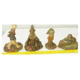 4pc lot Tom Clark Cairn Studios hillbilly gnomes