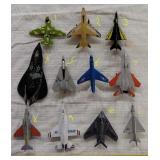11 vintage toy jets airplanes Matchbox Ertl Maisto
