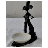 1920s FRANKART gaucho cowboy western ashtray