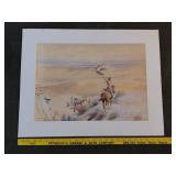 25x19 #557/1000 CM RUSSELL ltd edition art print
