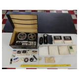 SONY vtg reel to reel tape recorder microphones +