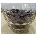 100 SEA BEANS + French ARCOROC crystal punch bowl