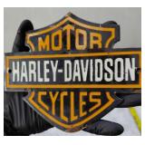 HARLEY-DAVIDSON motorcycles porcelain sign