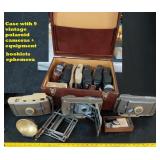 9 vtg POLAROID cameras attachments ephemera more