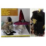 Ladies Halloween flapper witch costume collection