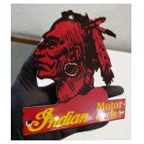 Indian Motorcycle porcelain advertising sign