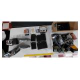14 vintage cameras + equipment attachments +MORE