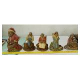 TOM CLARK Cairn Studio 5pc lot large figurines