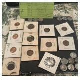25pc US LINCOLN cent penny coin collection