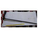 Rare primitive wooden kettle paddle