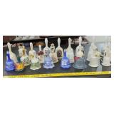 24pc collection ceramic / porcelain BELLS