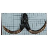 IVORY COAST boar tusk slingshot Potomo Waka Baule