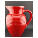 LE CREUSET 9' Cerise cherry red pitcher