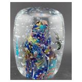 Big MURANO Sommerso art glass paperweight