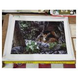 KEVIN DANIEL 'Undercover' S/N deer art print w COA