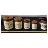 MCCOY Spirit of 76 pitcher + Japan cannister set