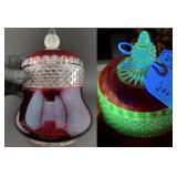 1890s US GLASS Co Superior URANIUM glass jar