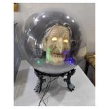 LIFESIZE Halloween talking witch spirt ball WORKS