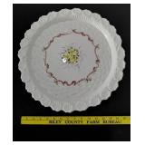 Large Capo Di Monte ITALY footed cake stand
