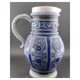 1890s WESTERWALD GERMANY salt glaze pitcher