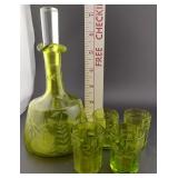 c1900 French cut crystal drinking set Baccarat ?