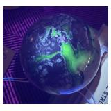 2.75' VOLCANIC AGATE stone marble sphere GLOWS
