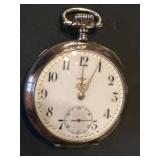 800 SILVER Germany OMEGA pocket watch c1900