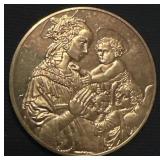 2 OUNCES Gold / Sterling Silver Franklin Mint coin
