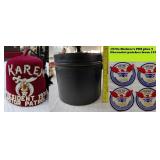 Shriner FEZ hat w CASE + 4 Chevrolet patches