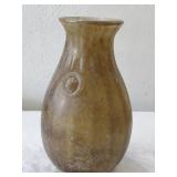 Huge very heavy MURANO SCAVO vase LION HEAD puntas