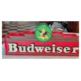 Budweiser Anhauser Busch stairstep beer bar sign