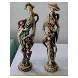 18' TALL RB Resina Artmark Italy figurines pair