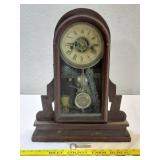 WATERBURY 1890s mantel clock WORKS GREAT